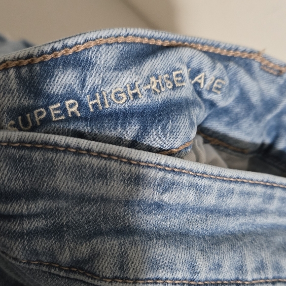 American Eagle Super High Rise Flare Next Level 2024 Jeans Size 12 Long - Picture 14 of 14